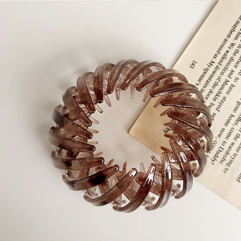 Fashion women's accessories, Korean hairpin, personalized bird's nest design, hair rope-ash