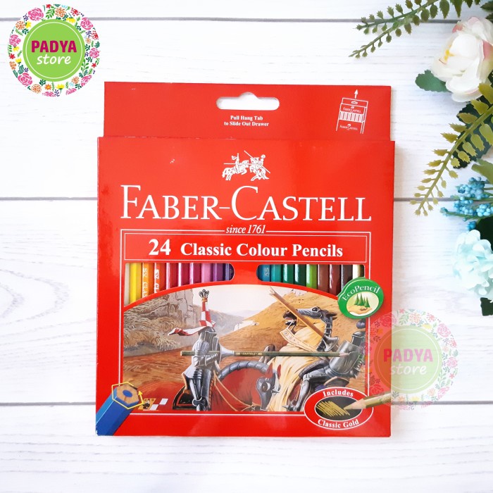 

Promo Faber Castell Pensil Warna Classic Colour Pencil Isi 24 Warna Murah