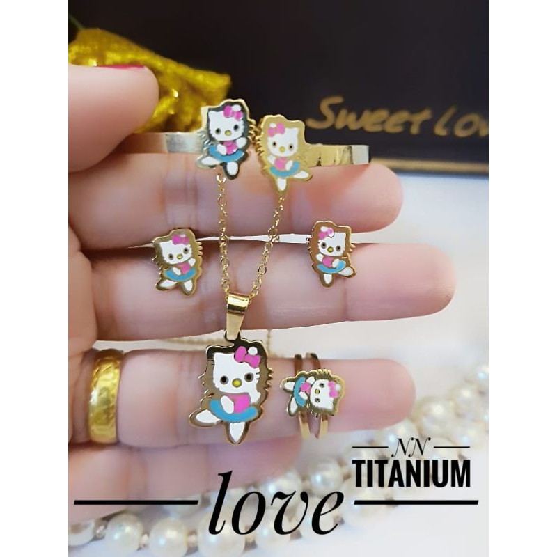 titanium set anak