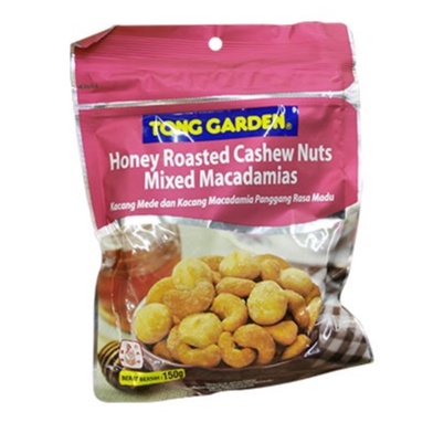 

(KACANG) TONG GARDEN HONEY ROASTED CASHEW NUTS MIXED MACADAMIA 140GR