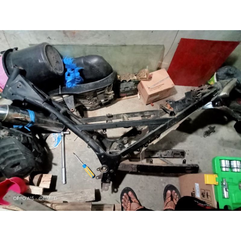 Rangka original satria fu dan arm