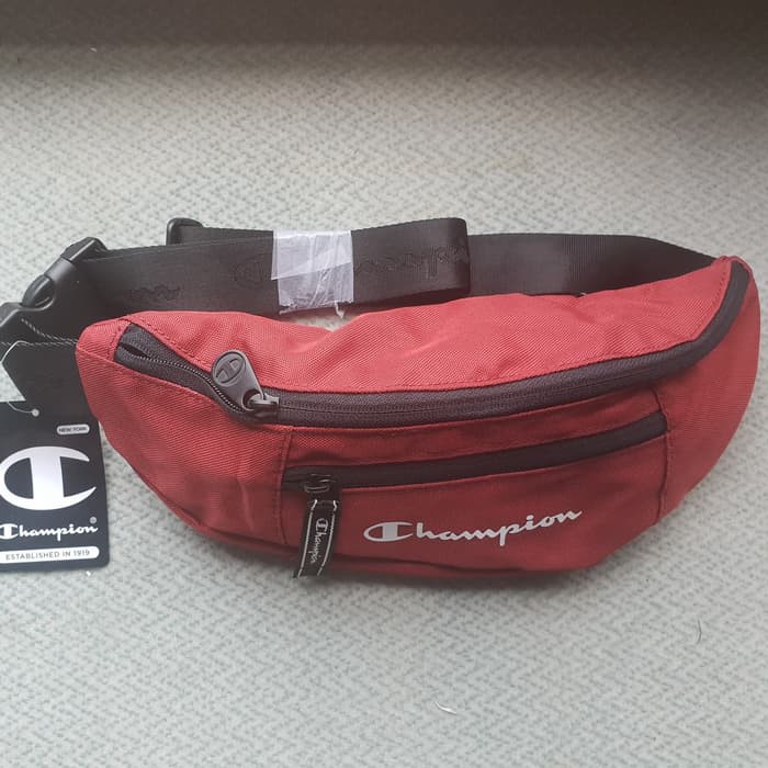 champion waist bag red