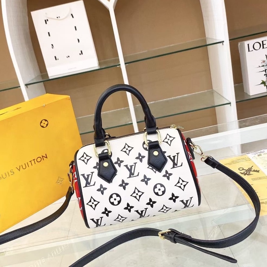 6801 L Vuitton Speedy Båñdouliere ♡Free Sarung +BubbleWrap+No seri♡