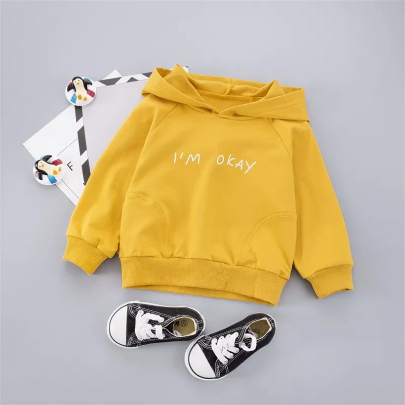 Sweater Anak Im Okay Hoodie Anak Fleece baju Anak Unisex