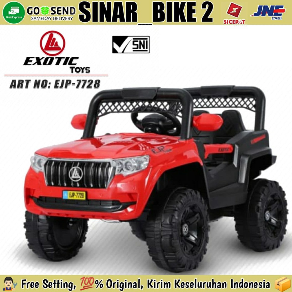 Mobilan Aki Mainan Anak Exotic EJP-7728