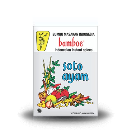 

Bumbu Instan Bamboe Lengkap Soto Ayam, Tanpa Extract, Essence & Pewarna Buatan