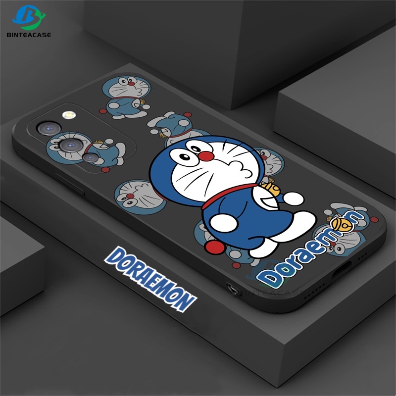 Infinix Hot 30i Zero 5G 2023 Note 12 2023 12 G96 12 Pro 11 Hot 12 Pro 20S Smart 7 6 Smart 5 Hot 11S NFC Hot 11 Play 12 10 Play 9 Play Hot 10S Hot 10T Cute Pouting Motif Doraemon Tutup Belakang Soft Case Silikon Binteacase