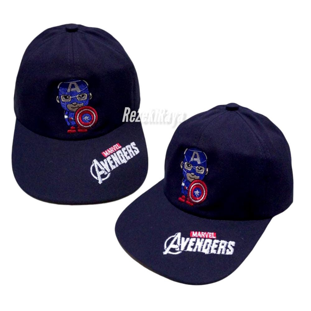 Topi Karakter AVENGERS Topi Anak Laki Laki Topi Bordir MArvel