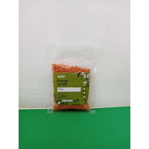 

KACANG / BISA UNTUK MPASI / SEHAT DAN AMAN / ORANGE LENTILS 100G