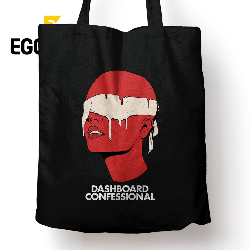 DASHBOARD CONFESSIONAL Tote Bag Band Musik Tas Jinjing Pria Wanita Desain DC Artwork