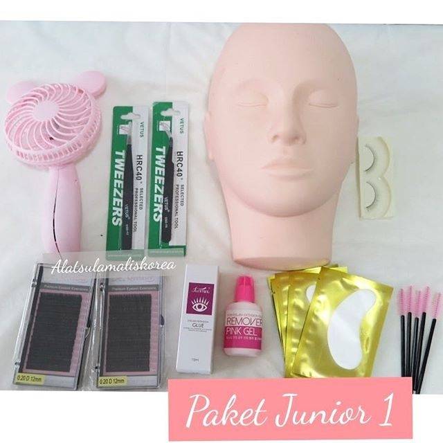 Paket Eyelash extension / paket tanam bulumata Junior 1