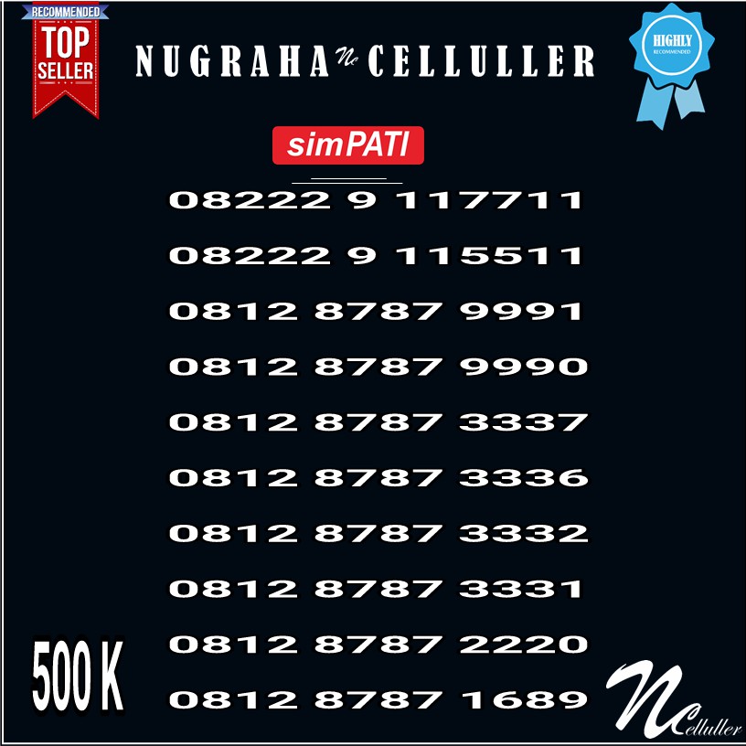 Nomor Cantik Simpati ABAB Triple 222 333 999 Murah