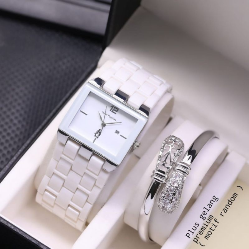 Jam Tangan Wanita Hush Puppies Mika Free Gelang