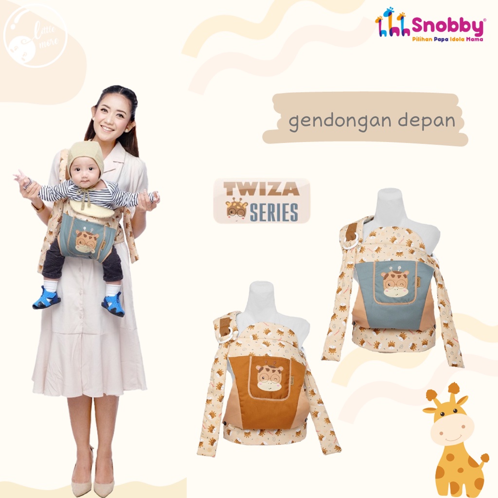 Snobby Gendongan Depan bayi | Gendongan ransel