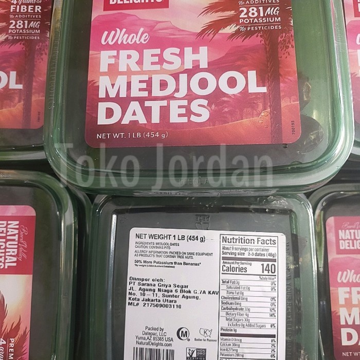 

KURMA MEDJOL USA 454 GR MEDJOL DATES KURMA JUMBO BARD VALLEY