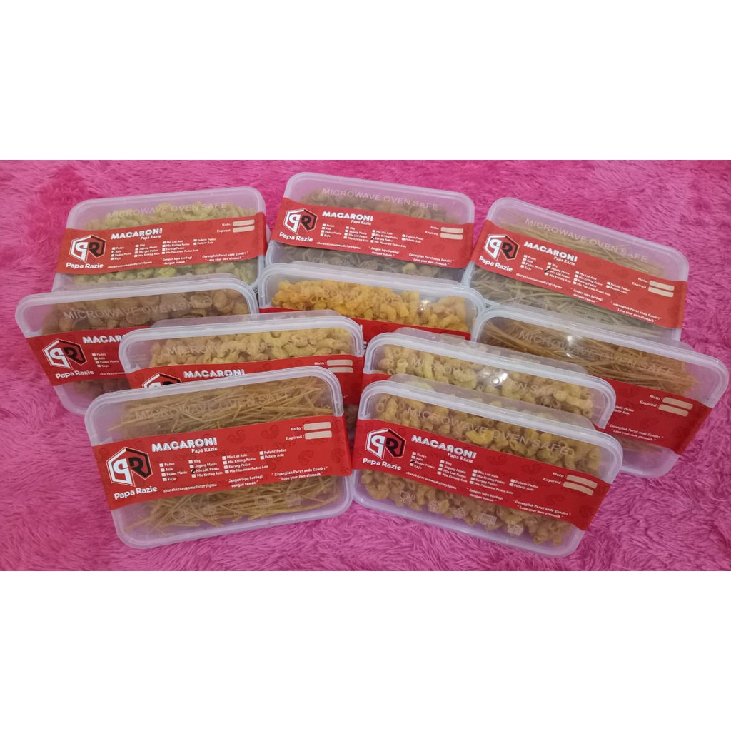 

MACARONI PAPA RAZIE 150 gram kemasan box