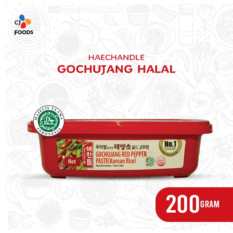 

Haechandle Saus Gochujang Halal MUI - Pasta Cabai Korea 200 Gram