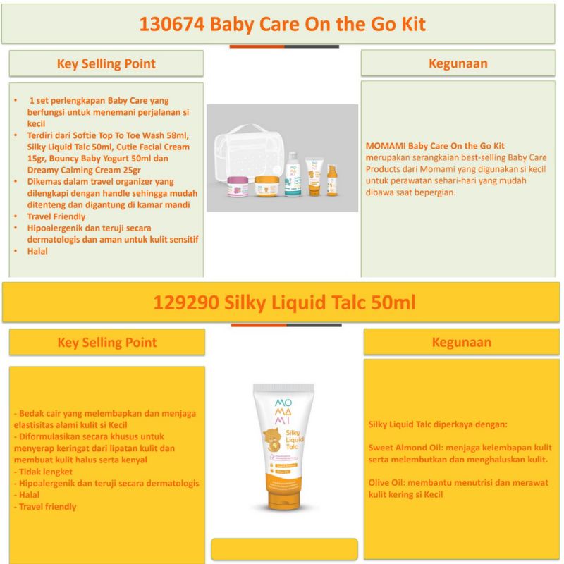 Momami Baby Care On The Go Kit