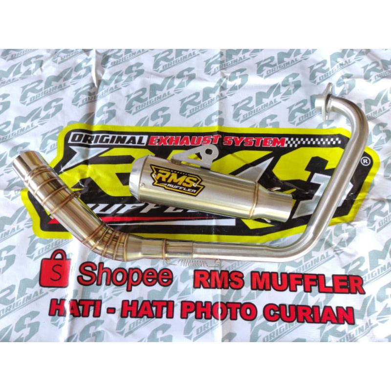 Knalpot RMS Muffler Original KLX Dtracker CRF type kolong