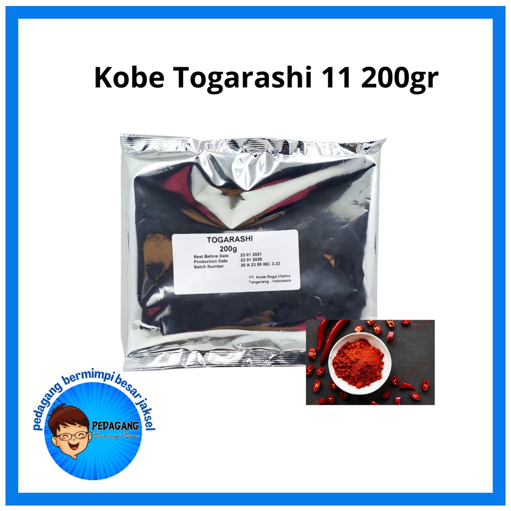 

Kobe Togarashi 11 200gr | Cabe Bubuk Jepang | Cabai Bubuk Jepang