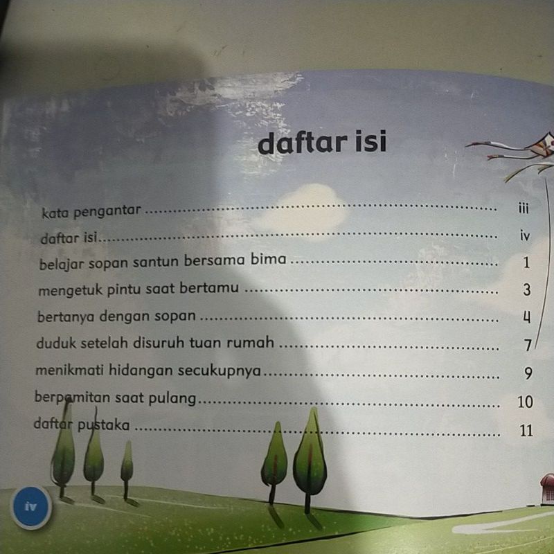 ORI buku TK paud sopan santun bertamu penerbit bina sarana pustaka