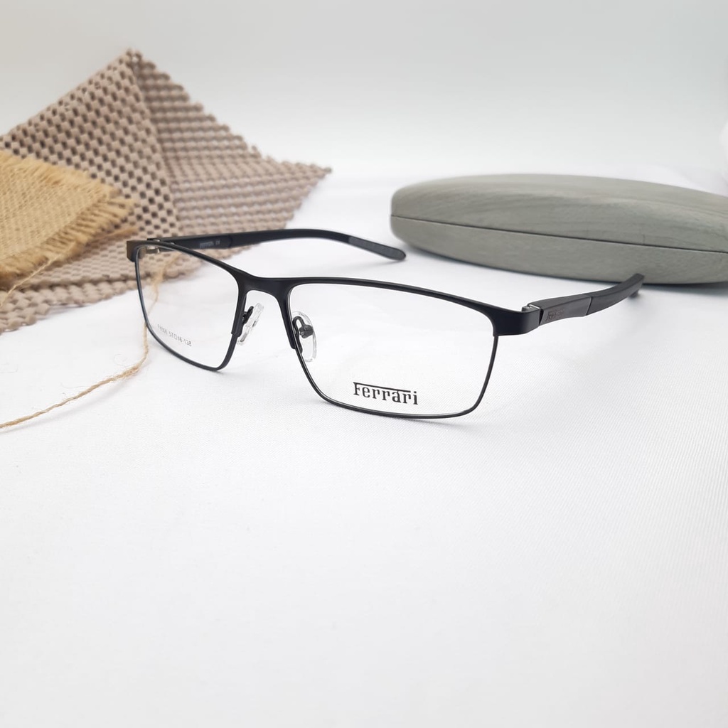 Ramadhan Sala!! Frame FER 8506 Kacamata Photocromic Pria / Wanita Anti Radiasi Premium Free Box dan Lap