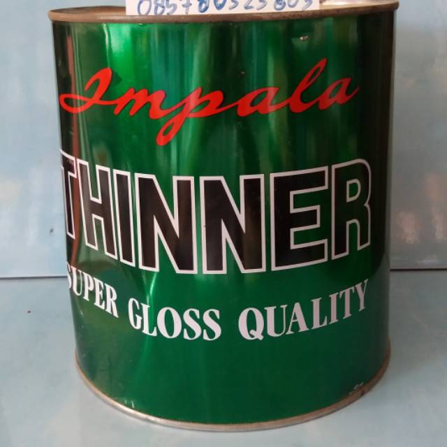 

THINER IMPALA THINNER IMPALA GALON 5 LITER / CAMPURAN PENGENCER CAT MINYAK THINER PENGENCER CAT
