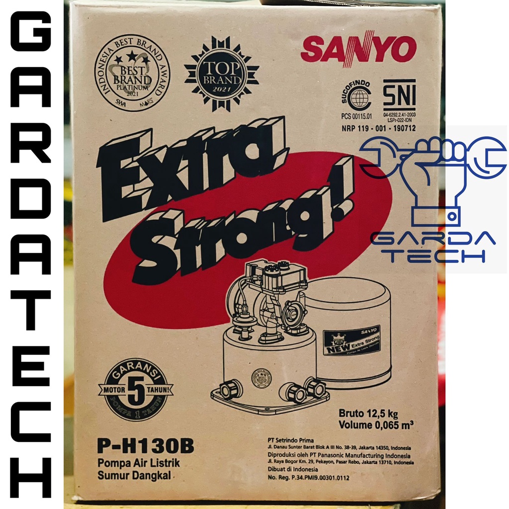 Pompa Air Sanyo PH 130 B Otomatis