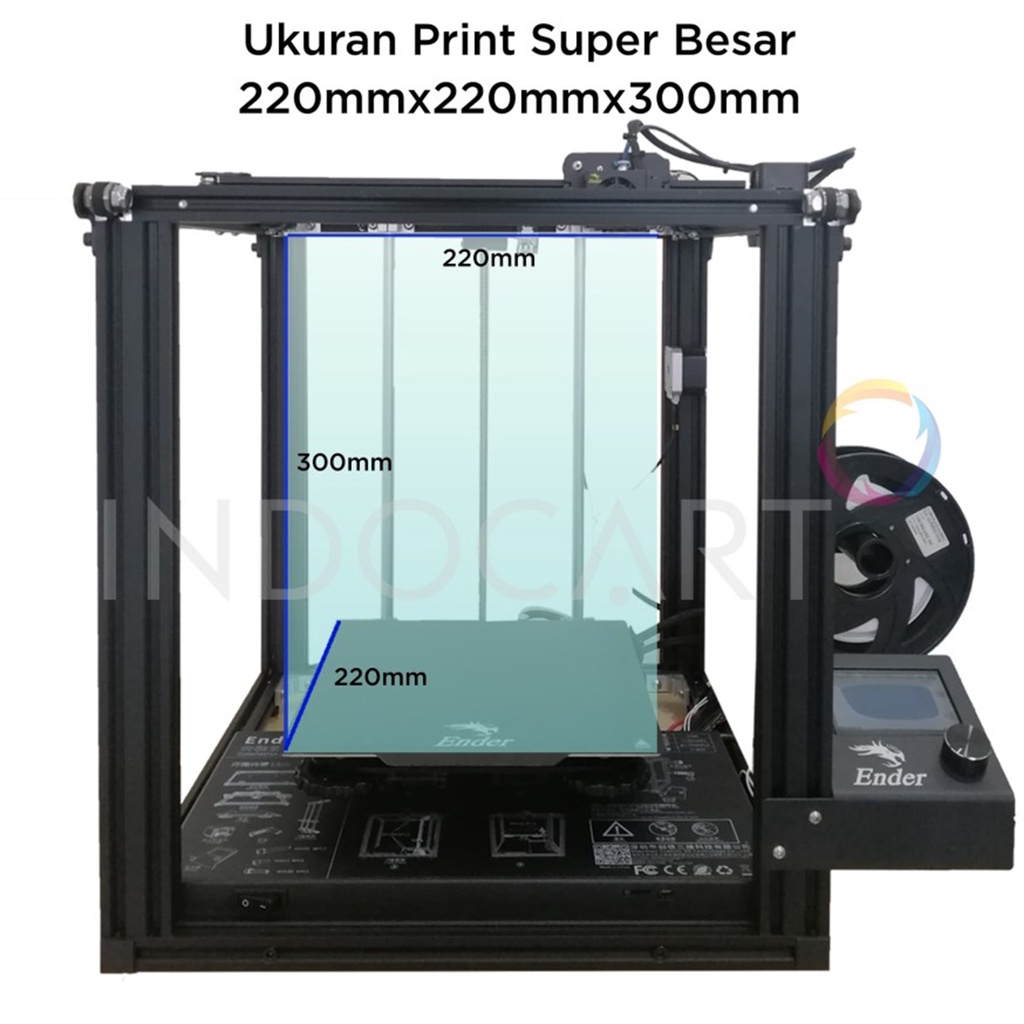 3D Printer Creality Ender-5 Pro Versi Terbaru Prusa i3 Garansi Resmi