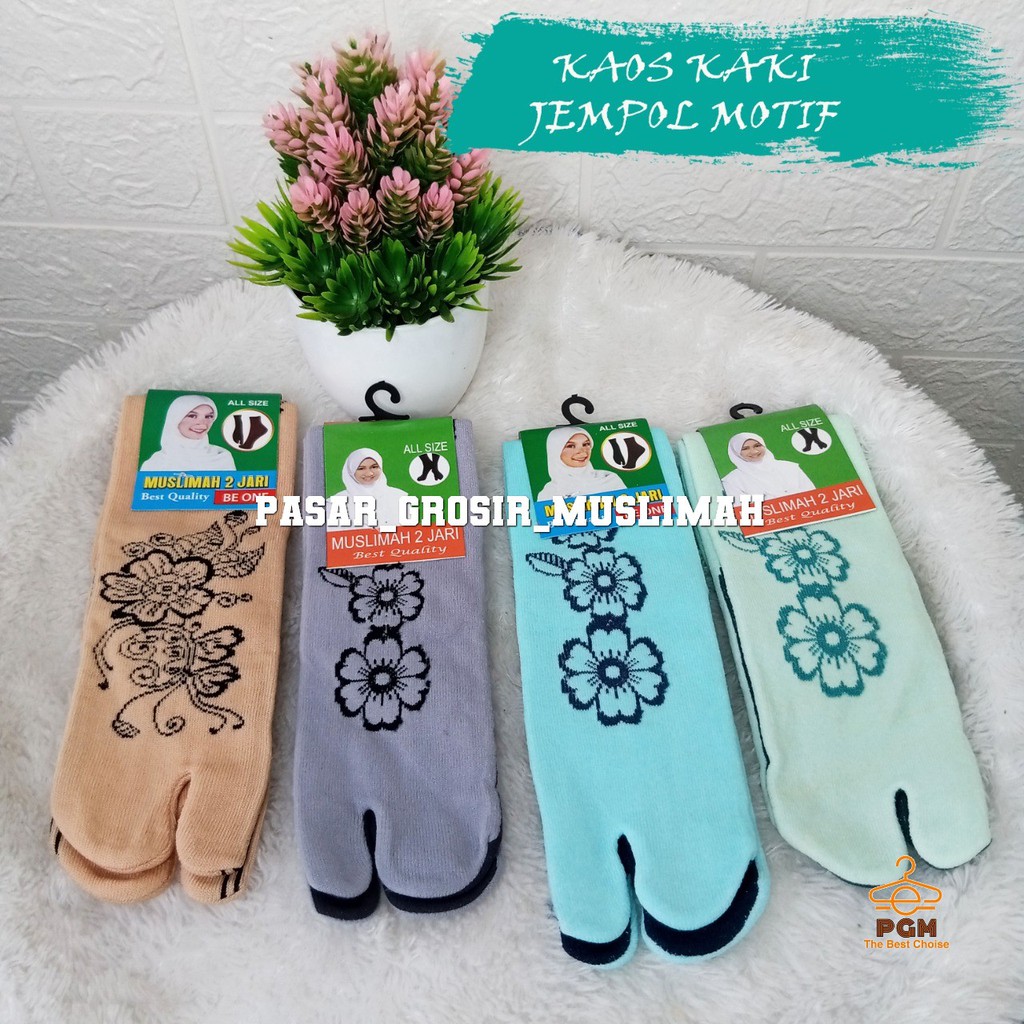 KAOS KAKI JEMPOL MOTIF WANITA ( BISA COD ) KAOS KAKI MUSLIMAH KAOS KAKI HIJAB MOTIF TERMURAH