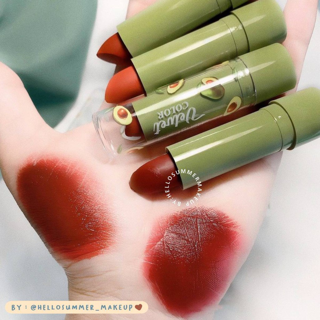 𝐌𝐀𝐓𝐓𝐄 𝐋𝐈𝐏𝐒𝐓𝐈𝐂𝐊 - Avocado Super Velvet Color Matte Lipstick