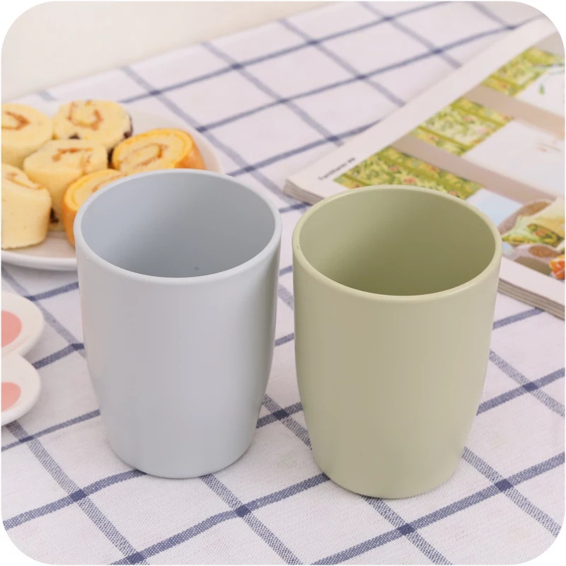 Gelas Wheat Straw Kopi Mug Cangkir / Gelas Gandum Kokoh / Gelas Kumur Kamar Mandi BPA Free