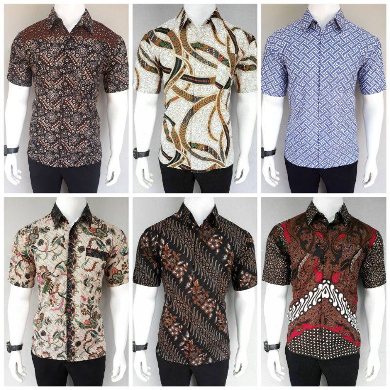 KEMEJA BATIK PRIA / BAJU BATIK PRIA / BATIK PRIA LENGAN PENDEK