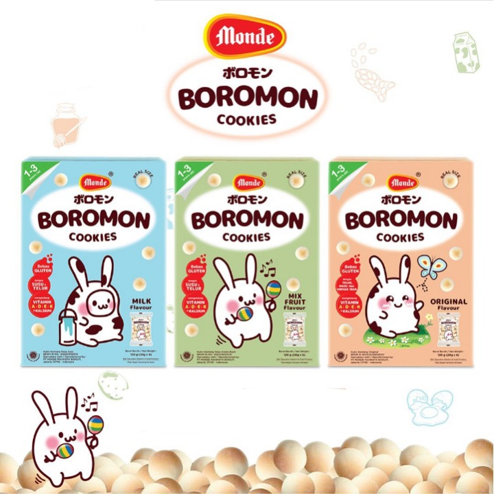 Biskuit Monde Boromon Cemilan Sehat Mpasi / Monde Pola Snack / Monde Eggroll