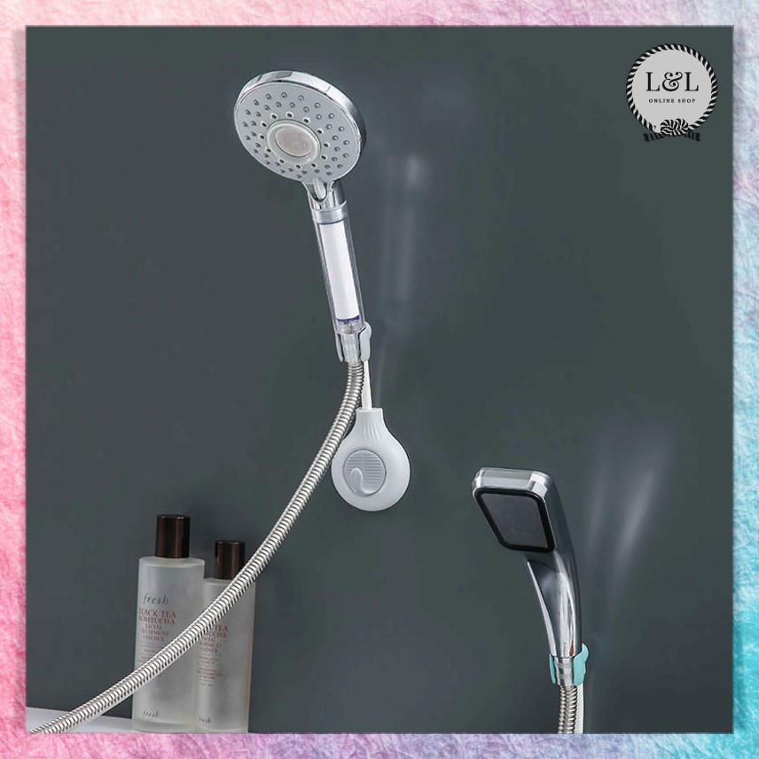 Gantungan Shower Tempel Kamar Mandi Dudukan Pegangan Kepala Keran Air Hangger Holder Shower