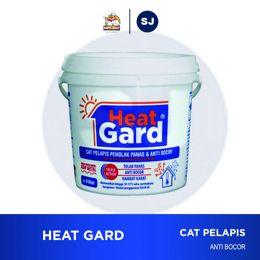HEATGARD CAT PELAPIS TOLAK PANAS & ANTI BOCOR by AQUAPROOF
