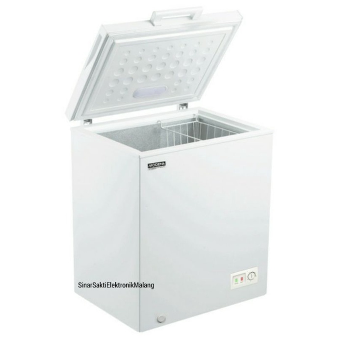 Freezer box modena Chest Lemari Pembeku MD 0156 W 150 L Liter 150L Malang