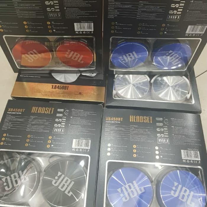 Headphone/Headset/Handsfree Wireless Bluetooth JBL MDR-XB450BT Bass