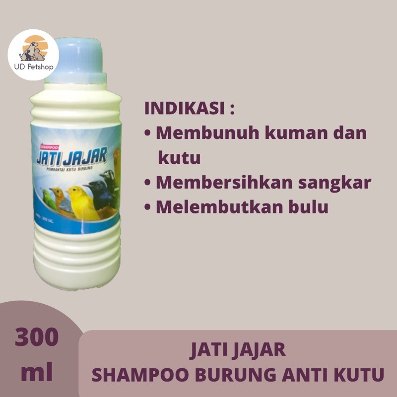 JATI JAJAR Sampo Burung Anti Kutu 300ml - Shampoo Pembasmi Kutu Burung