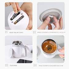 Gelas Aduk Otomatis Automatic Self Stirring Cup 380ml