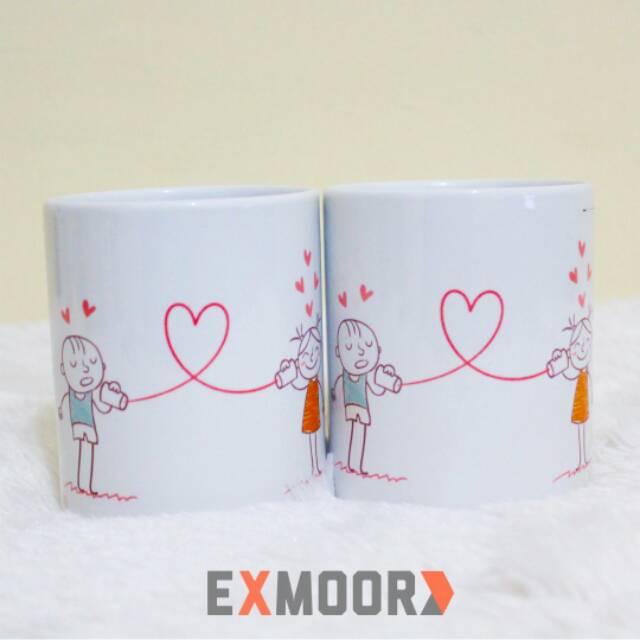 Mug Couple Doodle 1 Kado Pacar