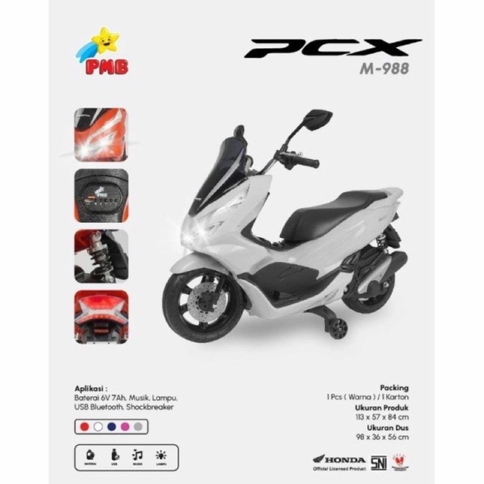 Motor Aki Anak Honda PCX Yamah NMX Merk PMB M 899 M588