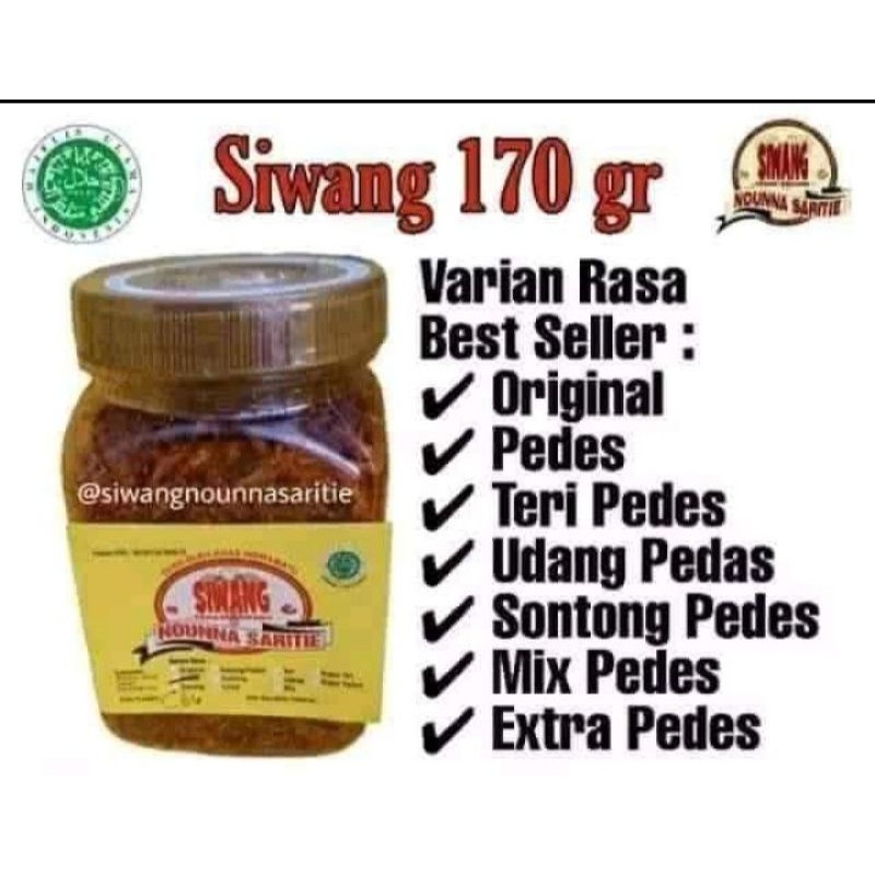 

Siwang Nounna Saritie Kemasan Toples 170 Gram