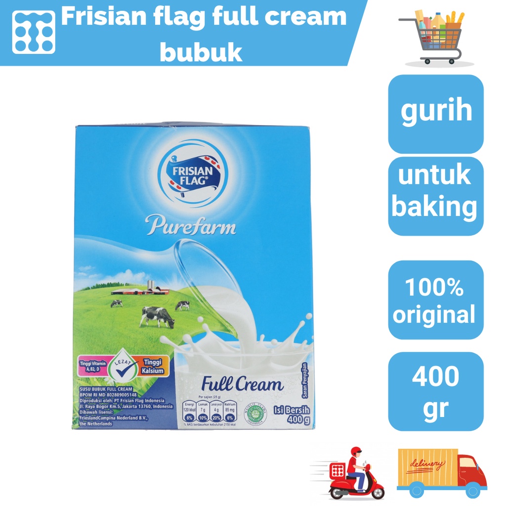 

Frisian Flag Full Cream Bubuk 400 Gr