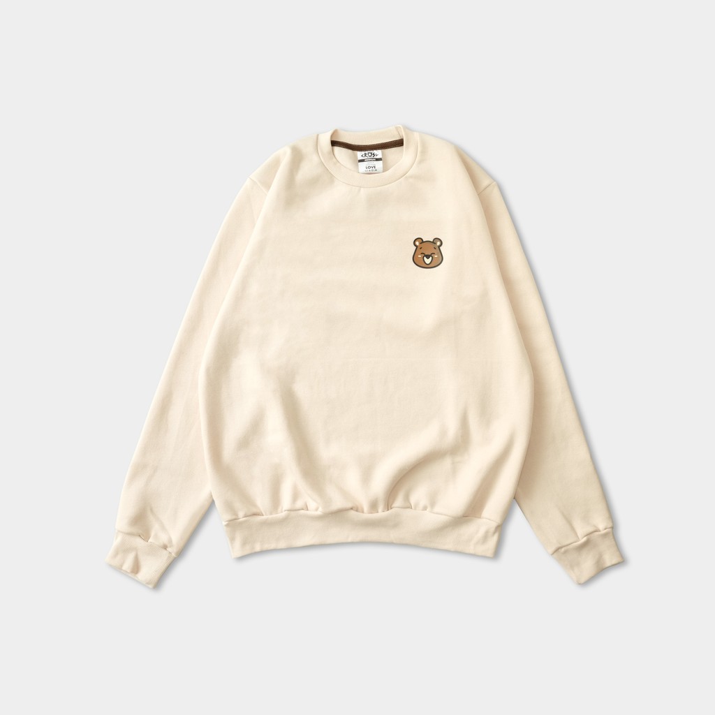 

CRSL Choco Atama Ivory Crewneck