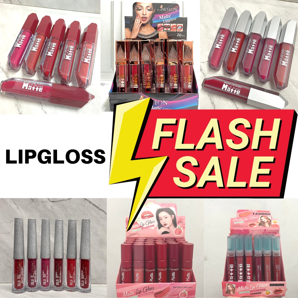 SALE CUCI GUDANG LIPGLOSS REVLON DAN MAYBELLINE