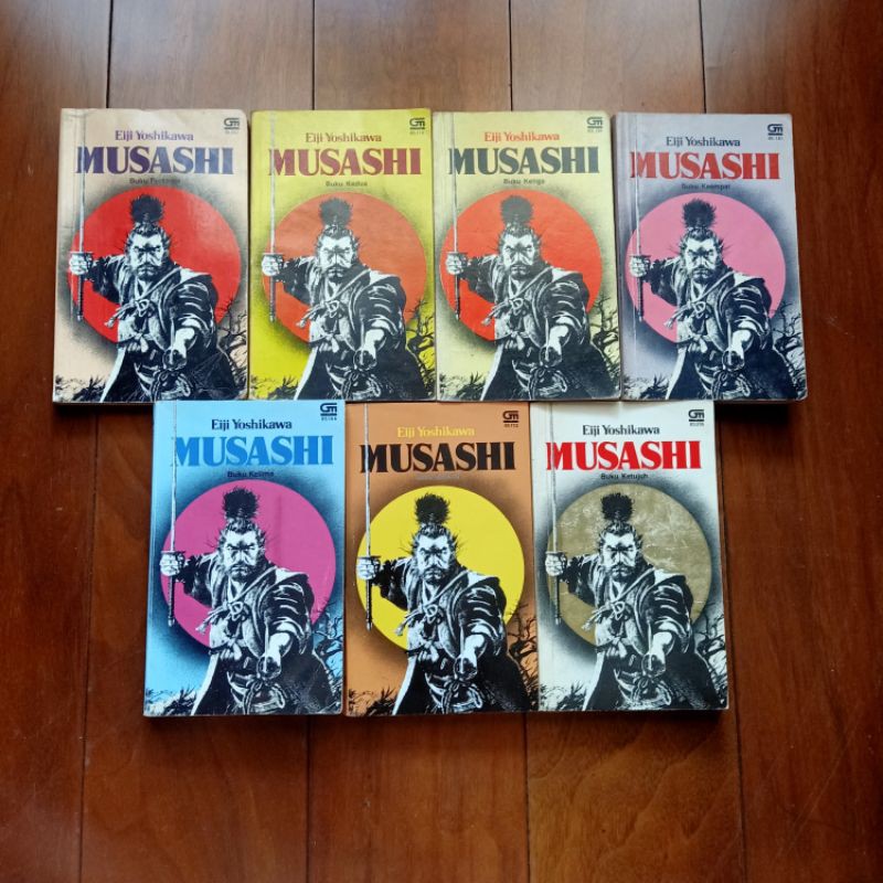 Jual Buku novel Musashi Eiji Yoshikawa original 1-7 jilid 7 lengkap ...