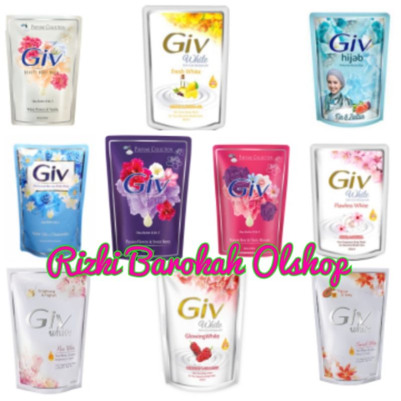 Sabun Giv Cair 400 ml / Giv Body Wash 400 ml / Giv Sabun Mandi Cair