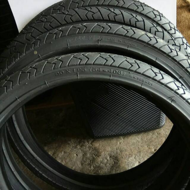 2 PCS Ban luar sepeda ukuran 20 x 1.95 Deli Tire Swallow