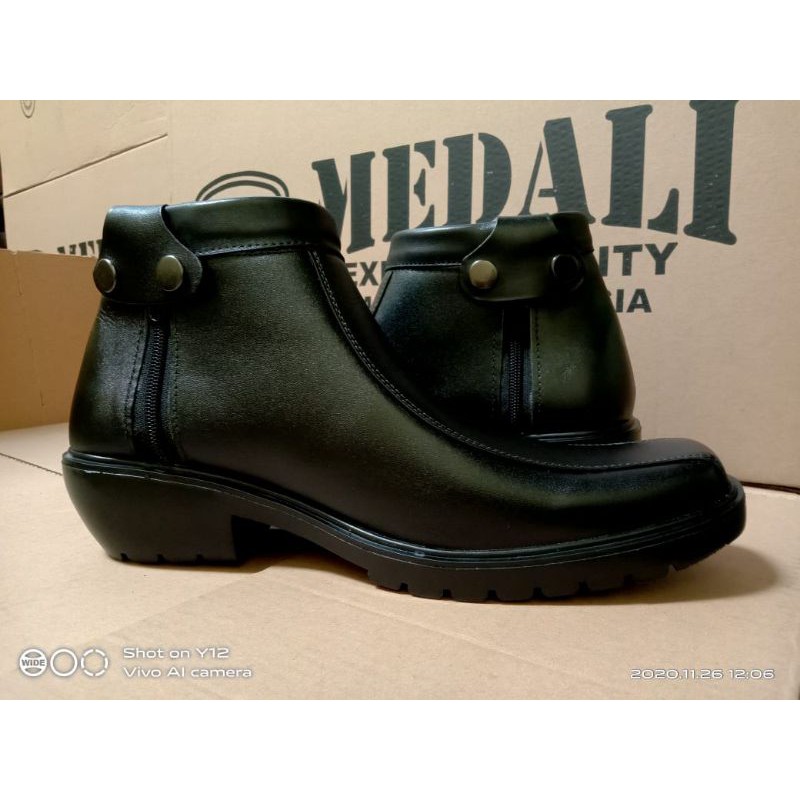 Sepatu Kulit Pria Expor Quality PDH Polri/TNI/Security/Dinas/Kantor